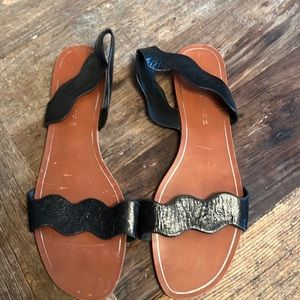 Zara black sandal